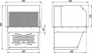 Холодильный моноблок потолочный Polair MB109ST