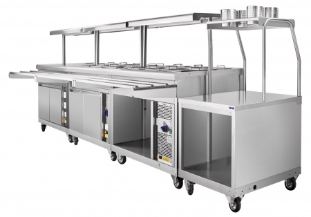 Прилавок для подогрева тарелок Abat ПТЭ-70КМ(П)-80