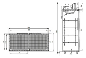 Холодильный шкаф Марихолодмаш Капри 1,5МВ Холодильный шкаф Марихолодмаш Капри 1,5МВ