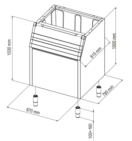 Бункер Brema Bin 200 для G160, G280, G510 и TM