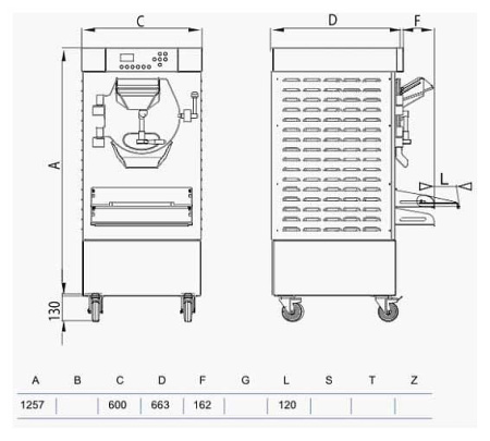 Батч-фризер для мороженого Staf59 HSX400 AW Батч-фризер для мороженого Staf59 HSX400 AW