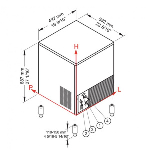 Льдогенератор Brema CB 316A HC B-QUBE