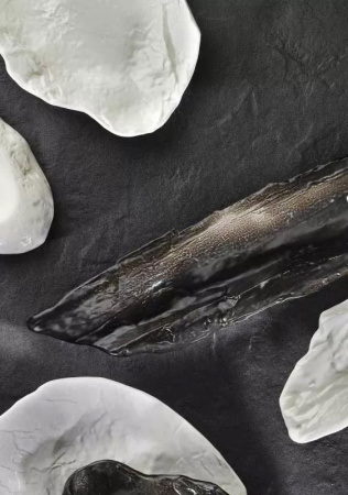 Блюдо KUTAHYA GYOZA Matte Black NRI24KY740170, 24 см