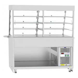 Прилавок-витрина для холодных закусок Abat ПВВ(Н)-70Х-С-03-НШ