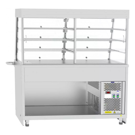 Прилавок-витрина для холодных закусок Abat ПВВ(Н)-70Х-С-03-НШ