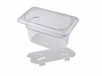 Дренажная полка Cambro 90CWD прозрачный GN 1/9 Дренажная полка Cambro 90CWD прозрачный GN 1/9