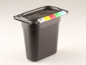 Гастроёмкость RESTOLA 422102613 черная GN 1/9 Гастроёмкость RESTOLA 422102613 черная GN 1/9