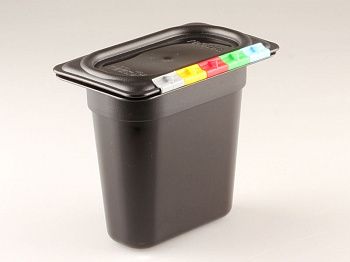 Гастроёмкость RESTOLA 422102613 черная GN 1/9 Гастроёмкость RESTOLA 422102613 черная GN 1/9
