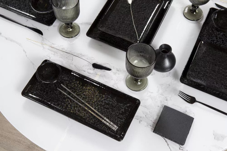 Блюдо KUTAHYA CORENDON Magnetite BNTAN35X15DU890220, 35x15 см