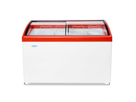 Морозильный ларь МЛГ-400 красный