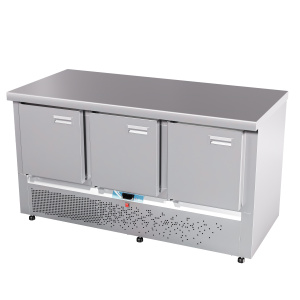 Стол холодильный Abat СХС-70Н-02 стол.202 без борт.(дверь-дверь--дверь) Стол холодильный Abat СХС-70Н-02 стол.202 без борт.(дверь-дверь--дверь)