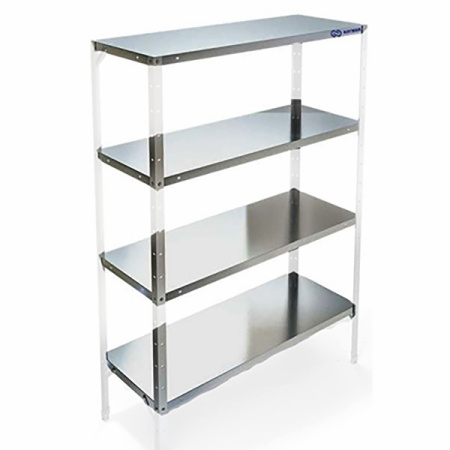 Комплект сплошных полок для стеллажа кухонного Kayman СК-221/1504 С/З