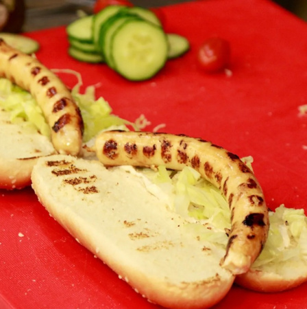 Разделочная доска EKSI 600х400х18 красная