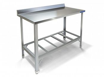 Производственный стол для общепита из нержавеющей стали Производственный стол для общепита из нержавеющей стали