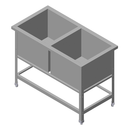 Моечная ванна Iterma T&T ВМС-Э/2-7/13,5 Моечная ванна Iterma T&T ВМС-Э/2-7/13,5