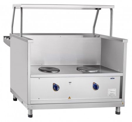 Мармит первых блюд для столовой ПМЭС-70КМ вид сзади