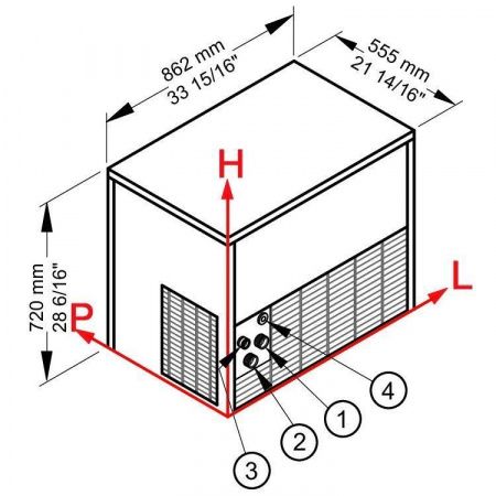 Brema C 150W габариты