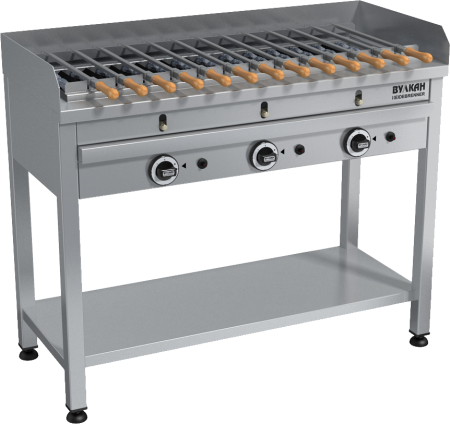 Шашлычница газовая Вулкан BPD 03 "Кастель"