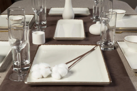 Тарелка плоская KUTAHYA CORENDON Atlantis BNTAN35x26DU801R14, 35x26 см