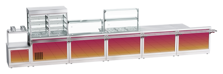 Передняя стенка Abat ПСПХ-70Х красное золото (630 мм)