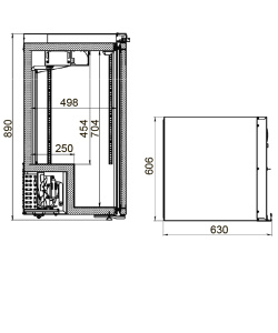 Фармацевтический холодильный шкаф Polair ШХФ-0,2ДС
