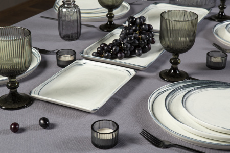 Тарелка плоская KUTAHYA CORENDON Frame BNTAN30x22DU890670, 30x22 см