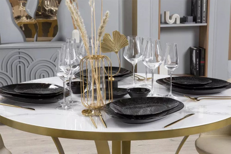 Тарелка плоская KUTAHYA CORENDON Magnetite BNGLX30DU890220, 30 см