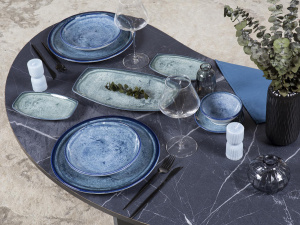 Тарелка глубокая KUTAHYA CORENDON Blue Stone BNTS25CK890003/G, 25 см