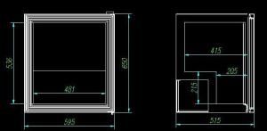 Морозильный шкаф Hurakan HKN-UF100G