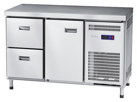 Стол морозильный Abat СХН-60-01 без борта (дверь, ящики 1/2)