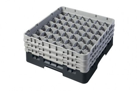 Кассета для бокалов Cambro 49S638 черн./сер.