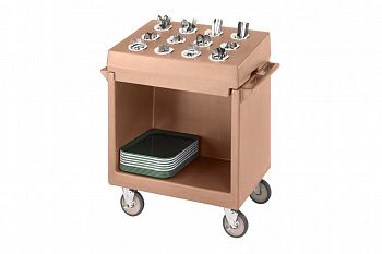 Тележка для тарелок Cambro TDCR12 коф.-беж. Тележка для тарелок Cambro TDCR12 коф.-беж.