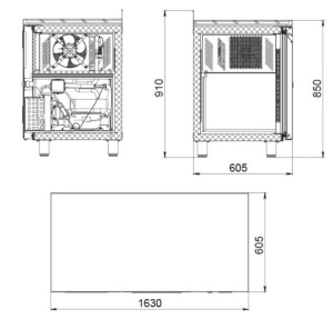Морозильный стол Polair TB3GN-GC