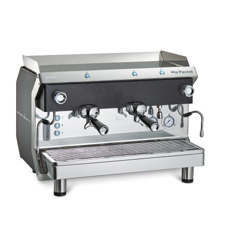 Кофемашина La Pavoni GENIALE2MNEU, полуавтомат, 2 гр., черный