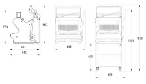 Хлеборезка JAC PICO 450 (11мм), 380В Хлеборезка JAC PICO 450 (11мм), 380В