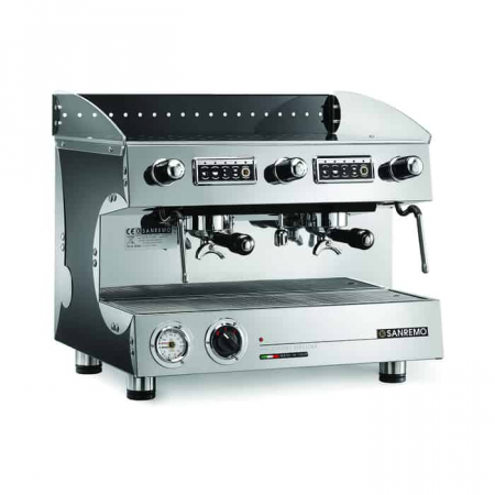 Кофемашина Sanremo Capri DLX 2 гр.полуавтомат, чёрная