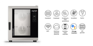Пароконвектомат Distform MyChef Bakershop 10 EN 600х400 (SCE1100D) Пароконвектомат Distform MyChef Bakershop 10 EN 600х400 (SCE1100D)