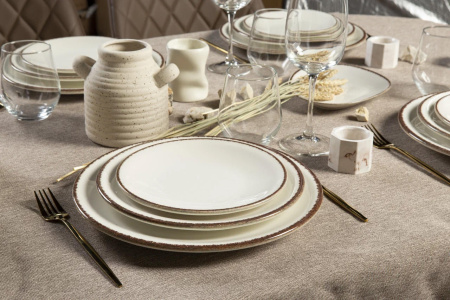 Тарелка плоская KUTAHYA CORENDON Atlantis BNTS30DU801R14, 30 см