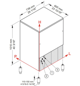 Льдогенератор Brema CB 955A HC B-QUBE Льдогенератор Brema CB 955A HC B-QUBE