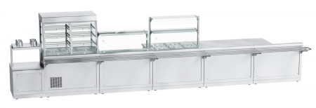 Прилавок для холодных закусок Abat ПВВ(Н)-70Х-С-02-НШ