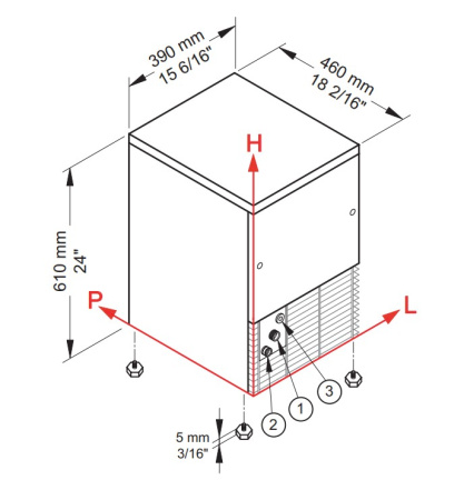 Льдогенератор Brema CB 246W