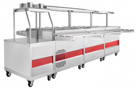 Прилавок для подогрева тарелок Abat ПТЭ-70КМ(П)-80