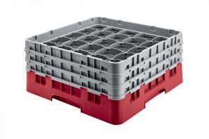 Кассета для бокалов Cambro 36S534 красн./беж. Кассета для бокалов Cambro 36S534 красн./беж.