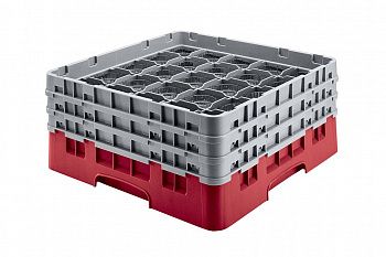 Кассета для бокалов Cambro 36S534 красн./беж. Кассета для бокалов Cambro 36S534 красн./беж.