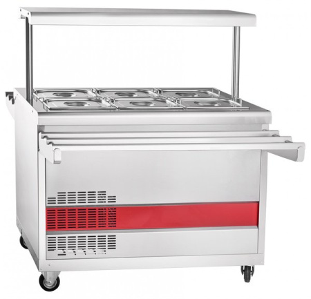 Прилавок для холодных закусок Abat ПВВ(Н)-70ПМ-НШ