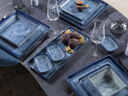 Блюдо KUTAHYA CORENDON Blue Stone BNTAN35X15DU890003, 35x15 см