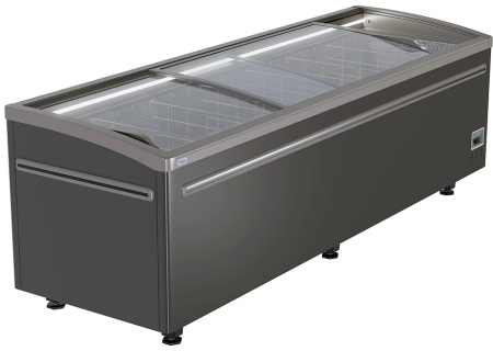 Ларь-бонета Haier GTS2100G с разделителями (серый)