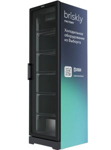 Холодильный шкаф Briskly 5 (RAL 7024) с безрамочной дверью