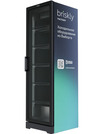Холодильный шкаф Briskly 5 (RAL 7024) с безрамочной дверью