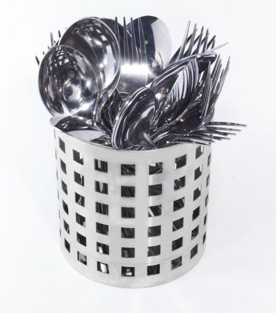 Стакан от МПК-500Ф-01 с ложками и вилками